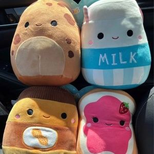 Squishmallows exclusive pb&j milk&cookies